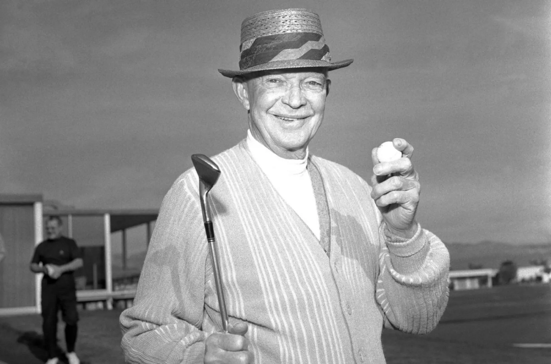 Eisenhower on the golf course in the 1950s